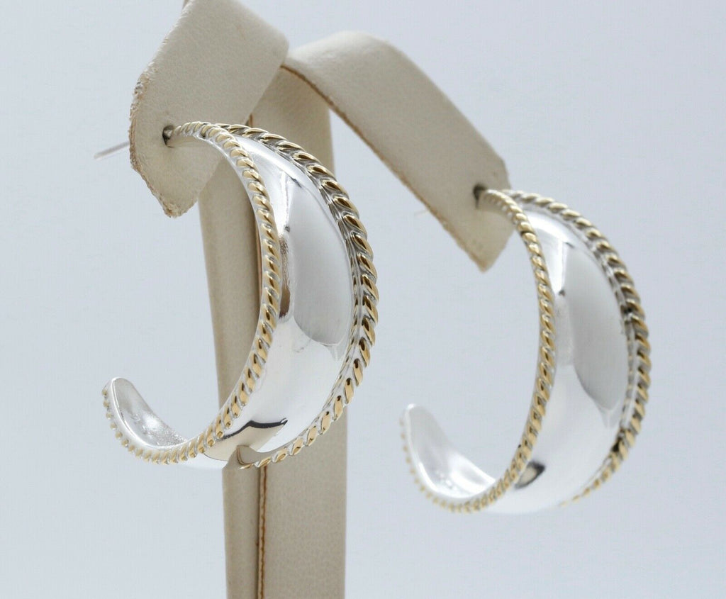 Vintage 925 Sterling Silver Laton Mexico Earrings