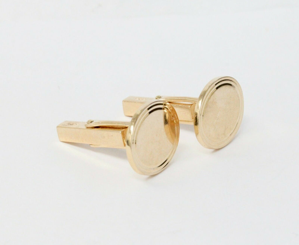 Vintage Tiffany & Co 14K Yellow Gold Cufflinks