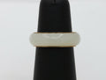 Vintage 14K Yellow Gold Jade Band