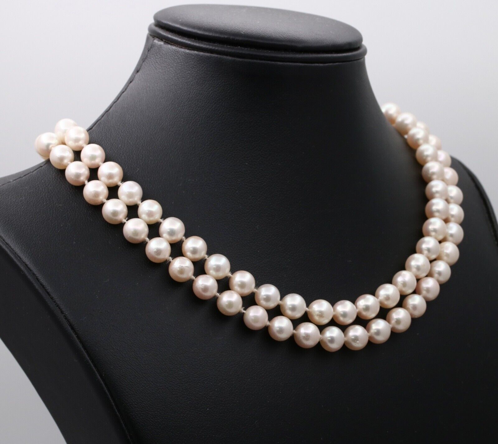 Vintage Akoya Pearl 14K Yellow Gold Hallmarked Necklace