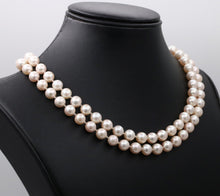 Load image into Gallery viewer, Art Deco Akoya Pearls 14K Yellow Gold Hallmarked Necklace
