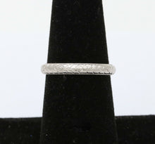 Load image into Gallery viewer, Art Deco W. Wise &amp; Son Flower Blossom 18K White Yellow Gold Wedding Band Ring
