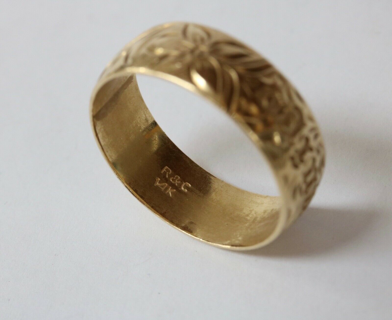 Vintage Kuuipo My Sweetheart 14K Yellow Gold Band Ring