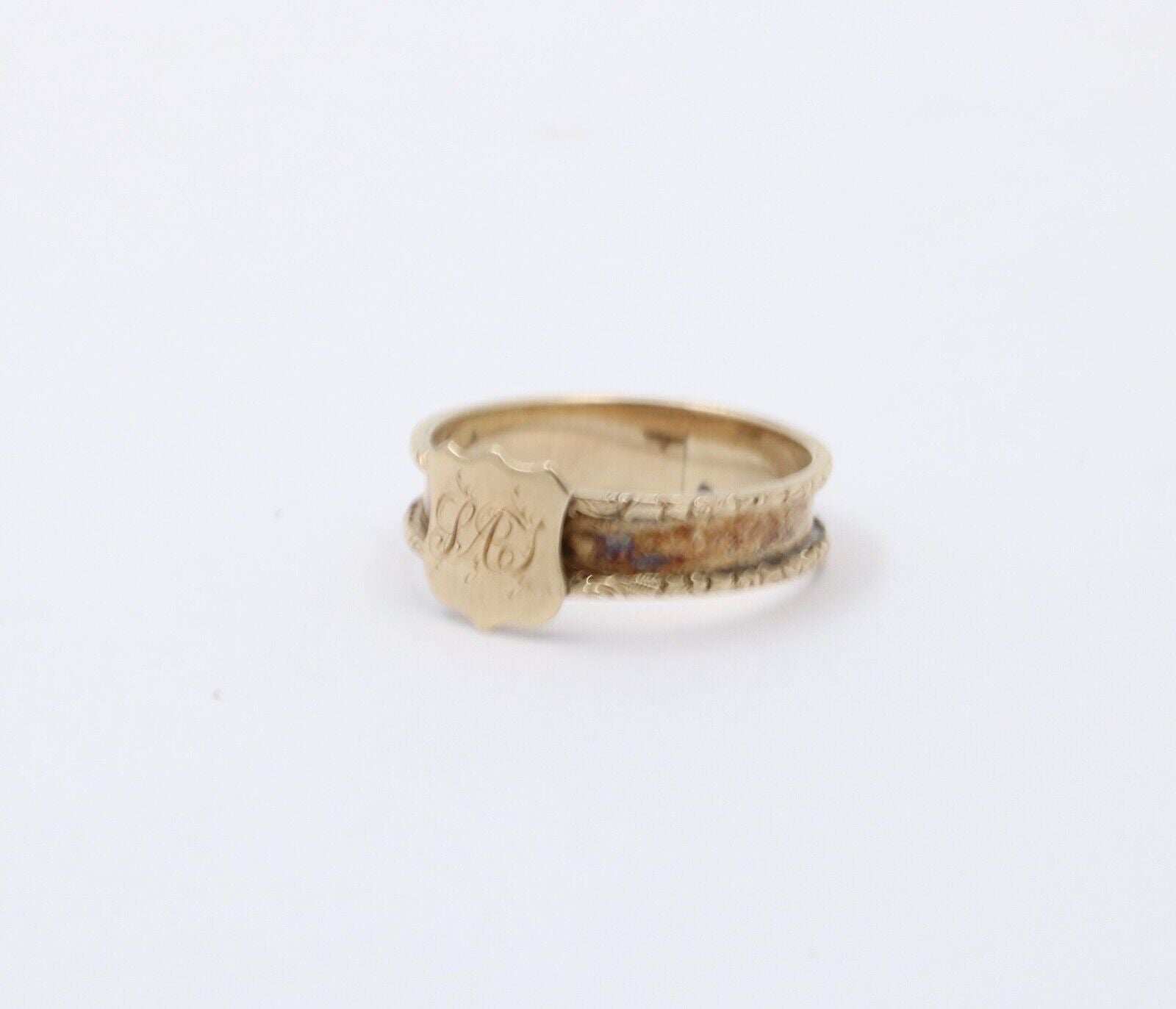 Antique Georgian 14K yellow Gold Ring Band.