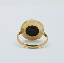 Load image into Gallery viewer, Vintage 18K Yellow Gold Ancient Coin Ring.
