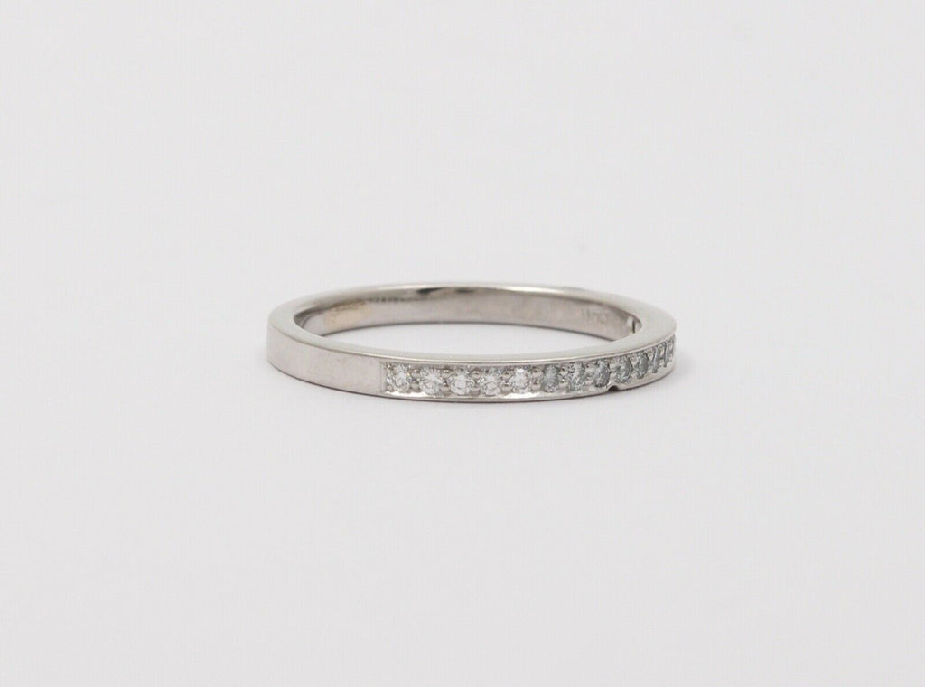 Vintage Diamonds Platinum Stacking Wedding Band