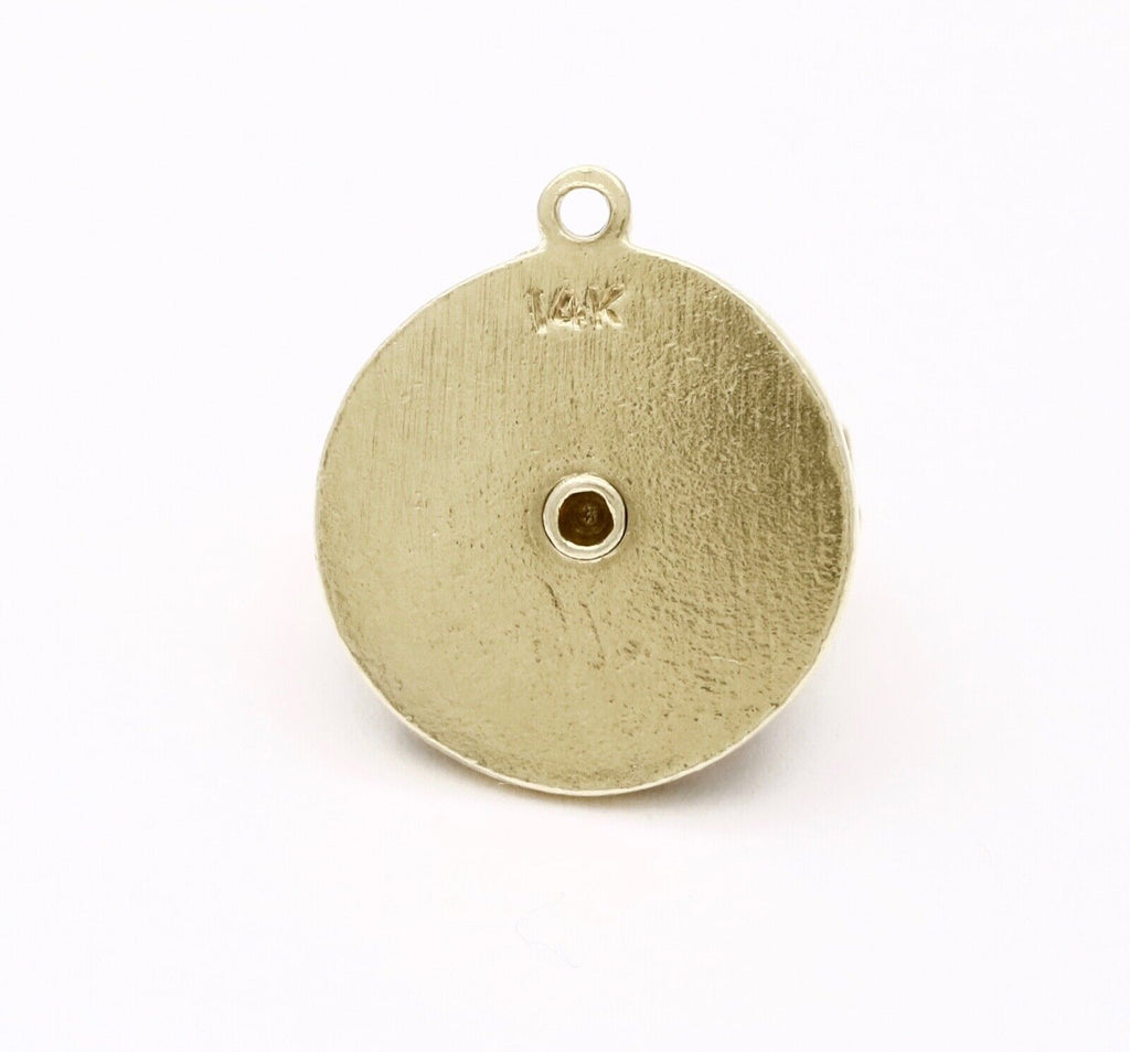 Vintage 14K Yellow Gold Movable Trolley Train Charm