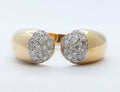 English Diamonds 18K Yellow Gold Open Ends Ring