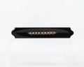 Victorian Gold Fill Jet Seed Pearl Mourning Brooch