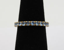 Load image into Gallery viewer, Vintage Spinel 18K Yellow Gold Eternity Stacking Wedding Band
