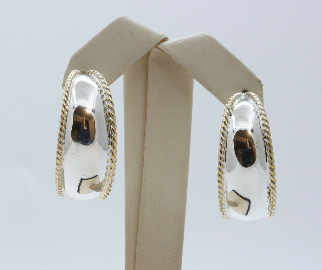 Vintage 925 Sterling Silver Laton Mexico Earrings