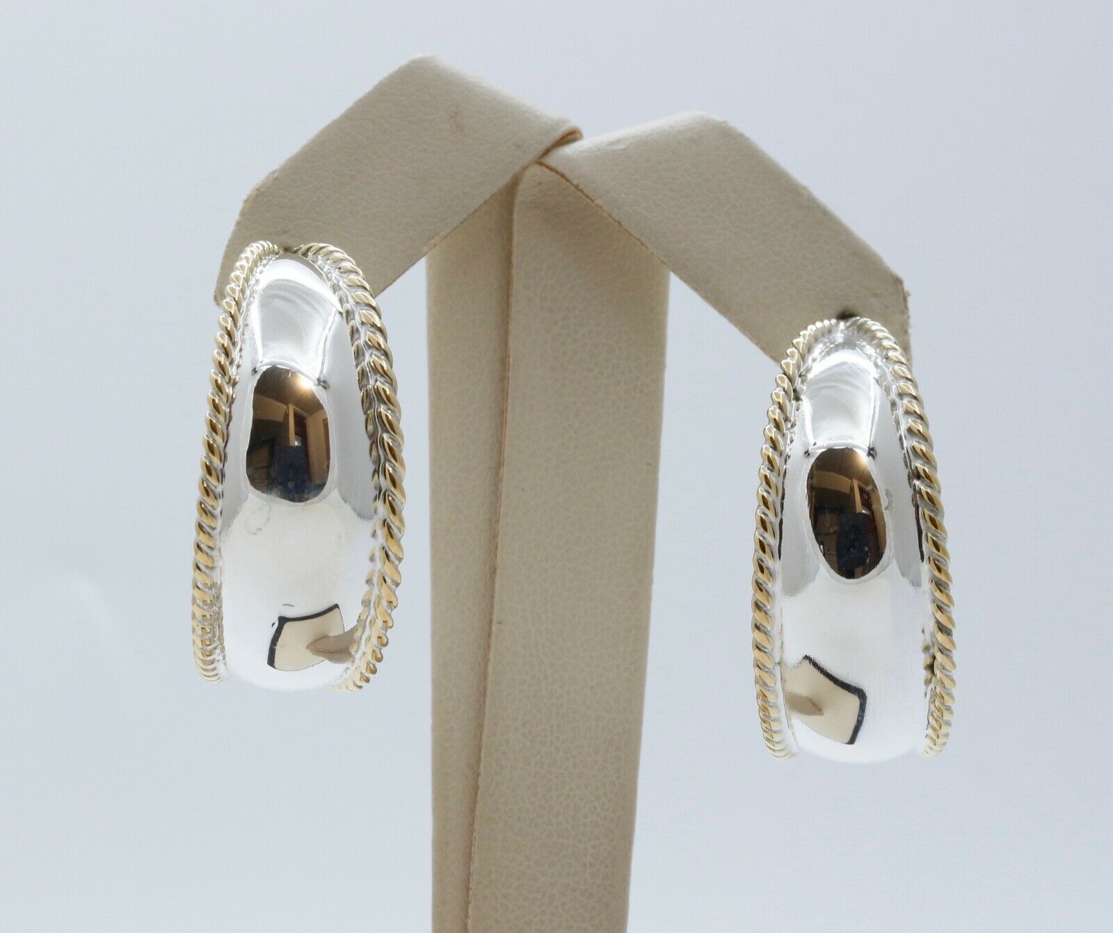 Vintage 925 Sterling Silver Laton Mexico Earrings