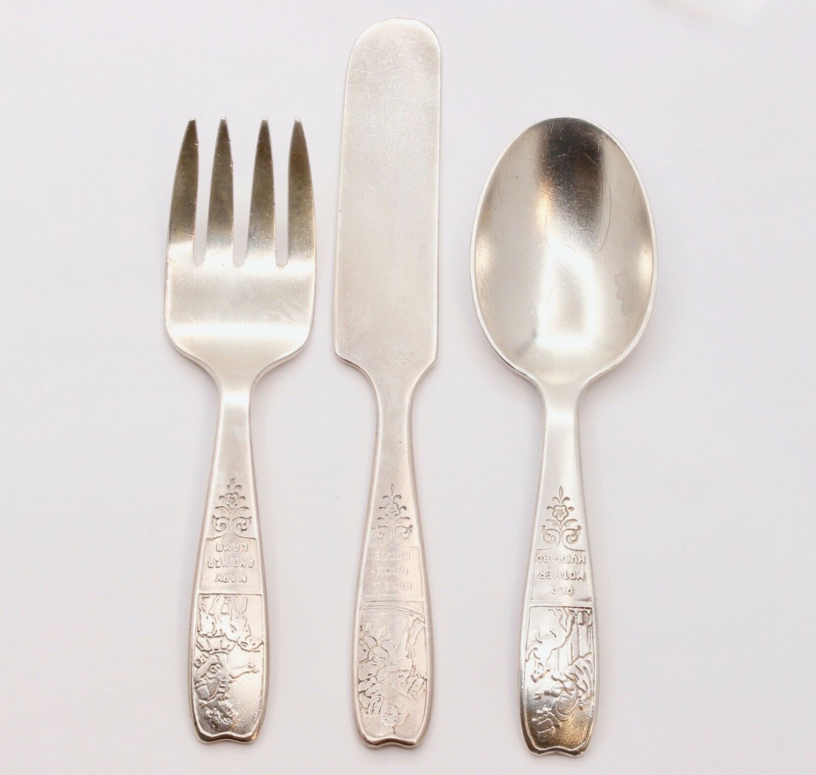 Vintage Tiffany and Co Old Mother Hubbard Utensil Set 925