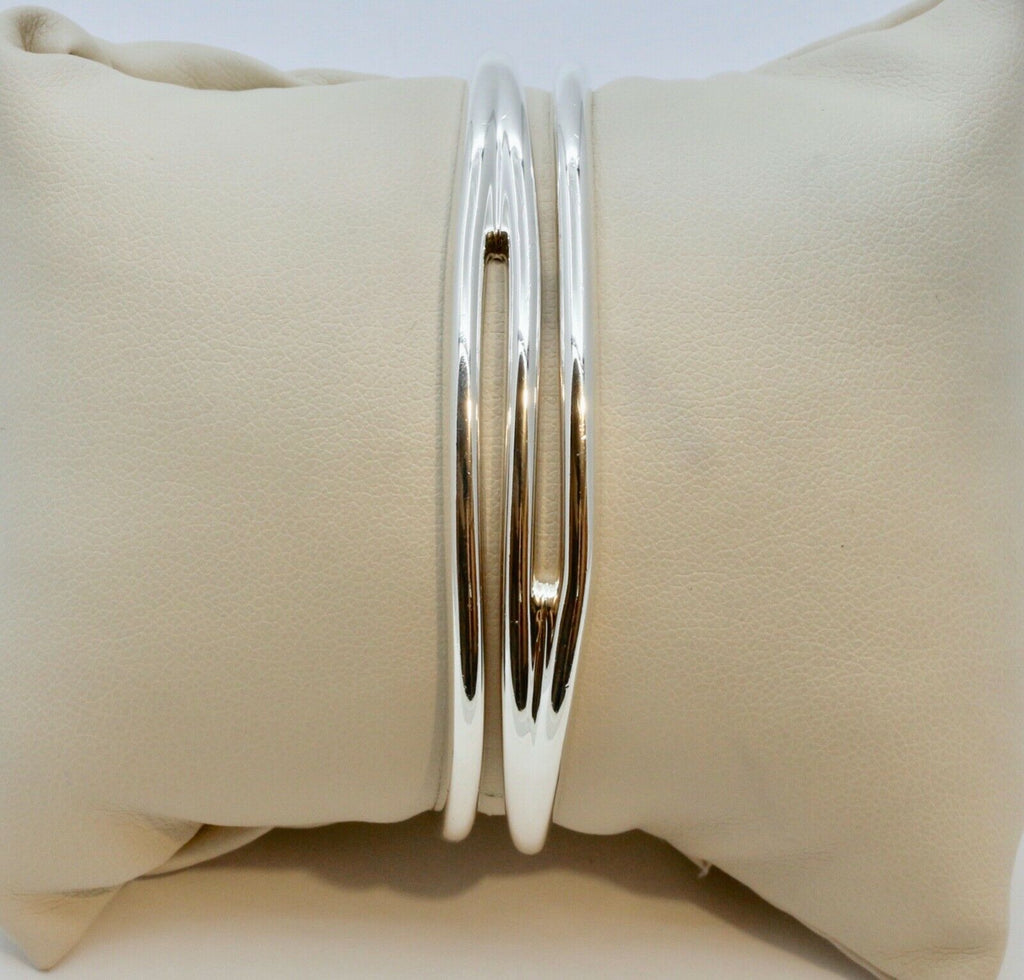 Vintage Tiffany and Co Ladies 925 Sterling Silver Bangle Cuff Bracelet