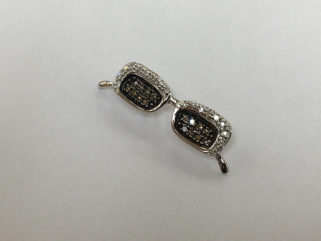 Way Cool Vintage 14 White Gold Diamonds Pendant