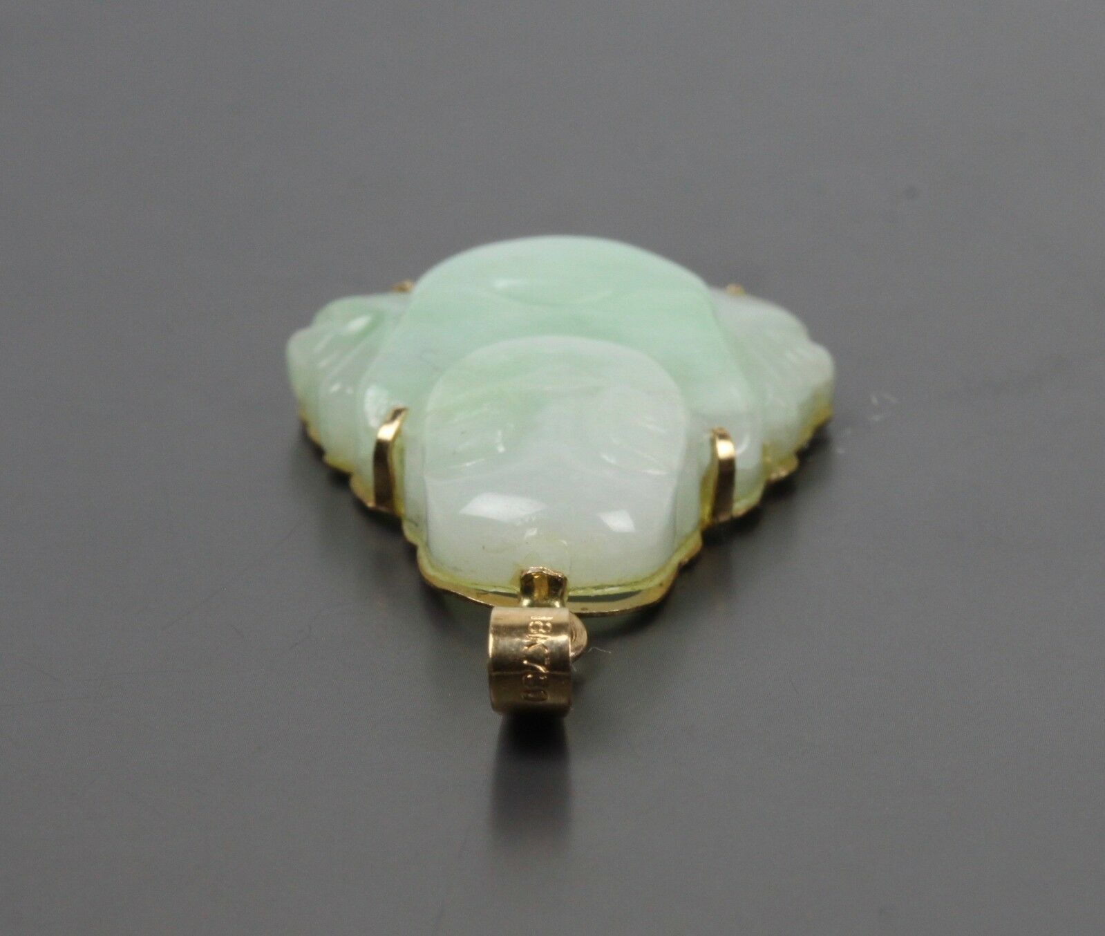 Vintage Natural Jade Buddha Pendant