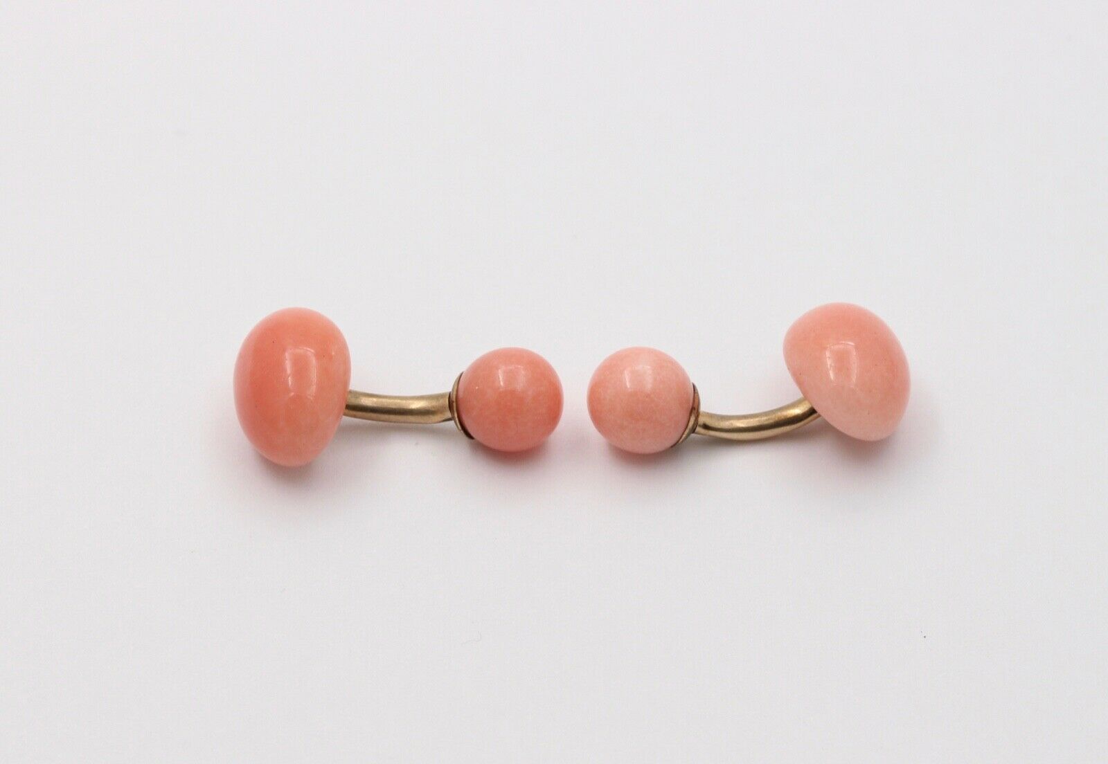 Antique Leach & Garner Jasper Gold Filled Cufflinks