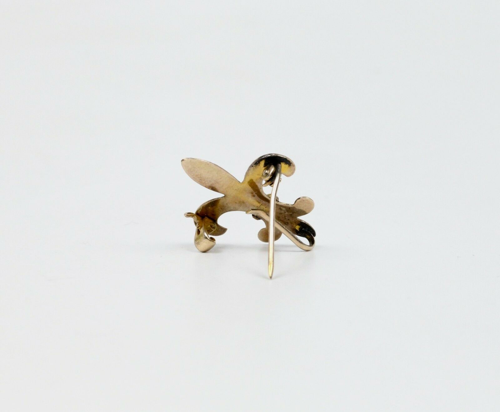 Victorian 12K Fleur De Lis Brooch