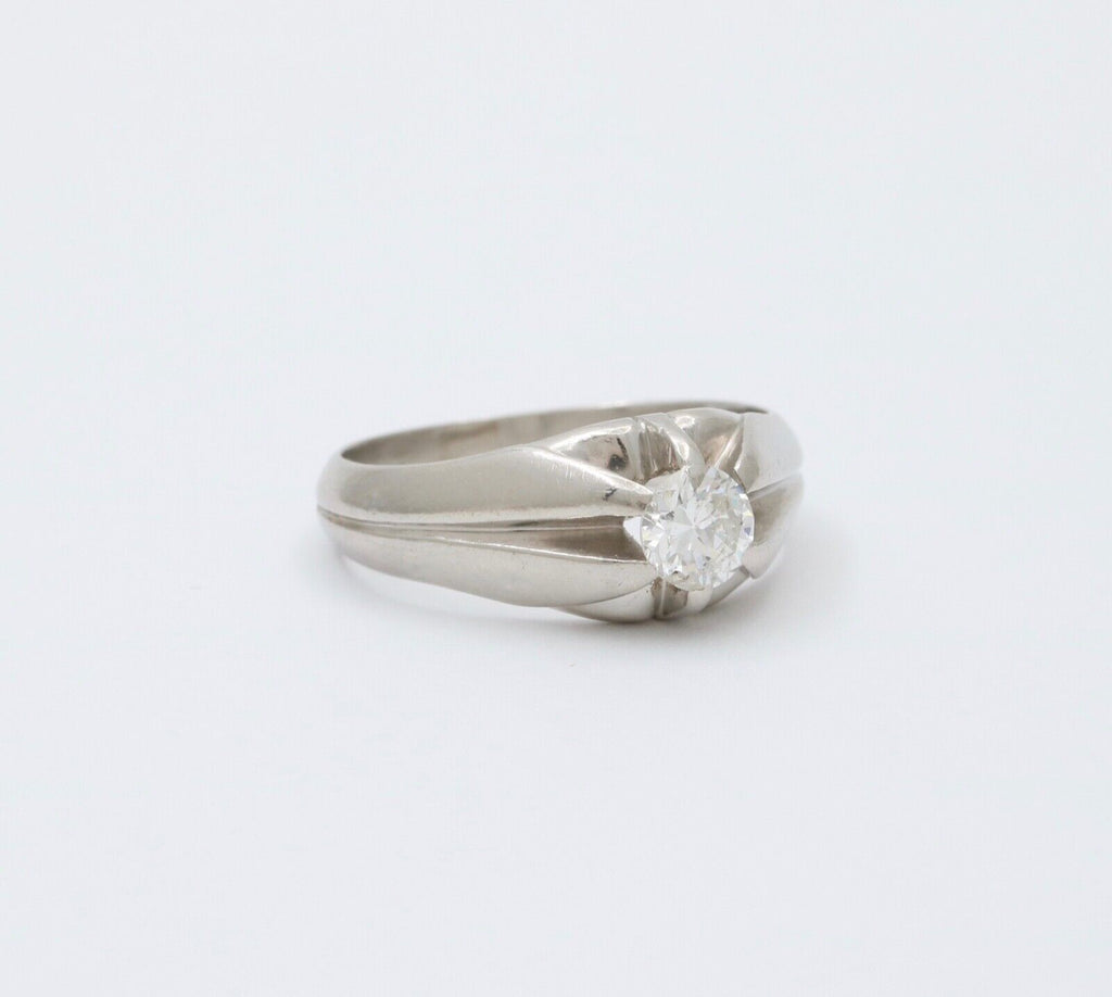 Antique Art Deco Platinum diamond ring Band, Engagement ring