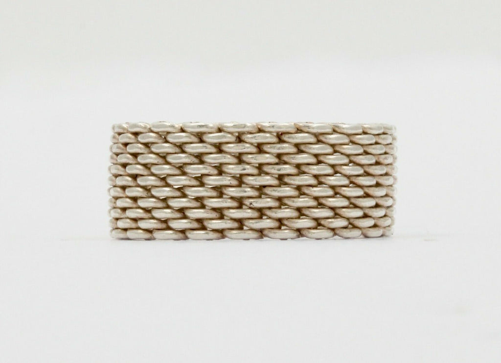 Classic Tiffany & Co Somerset Mesh Ring
