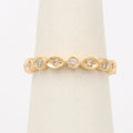 The Classic 18K Yellow Gold Diamond Eternity Ring , Wedding Band.
