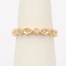 Load image into Gallery viewer, The Classic 18K Yellow Gold Diamond Eternity Ring , Wedding Band.
