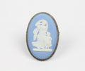 Vintage sterling silver Wedgewood Brooch