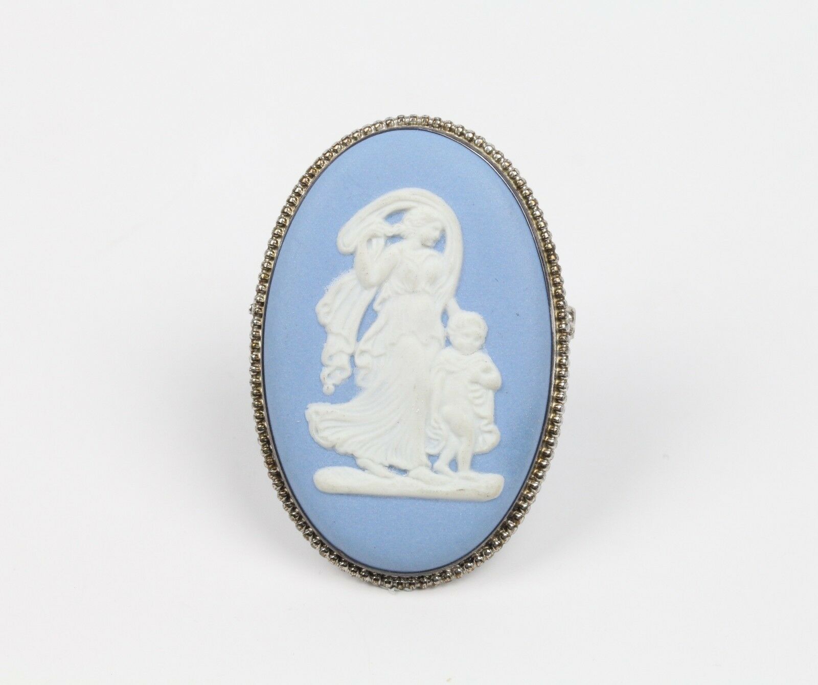 Vintage sterling silver Wedgewood Brooch