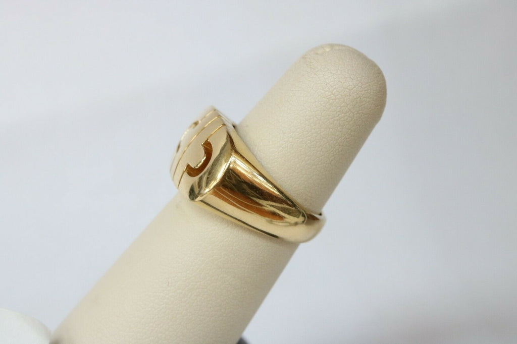 Vintage Bulgari Parentesi 18K Yellow Gold Ring