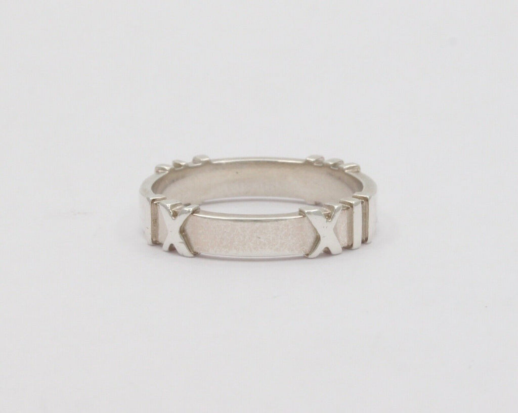 Tiffany and Co. Atlas Ring Band 925 Sterling Silver