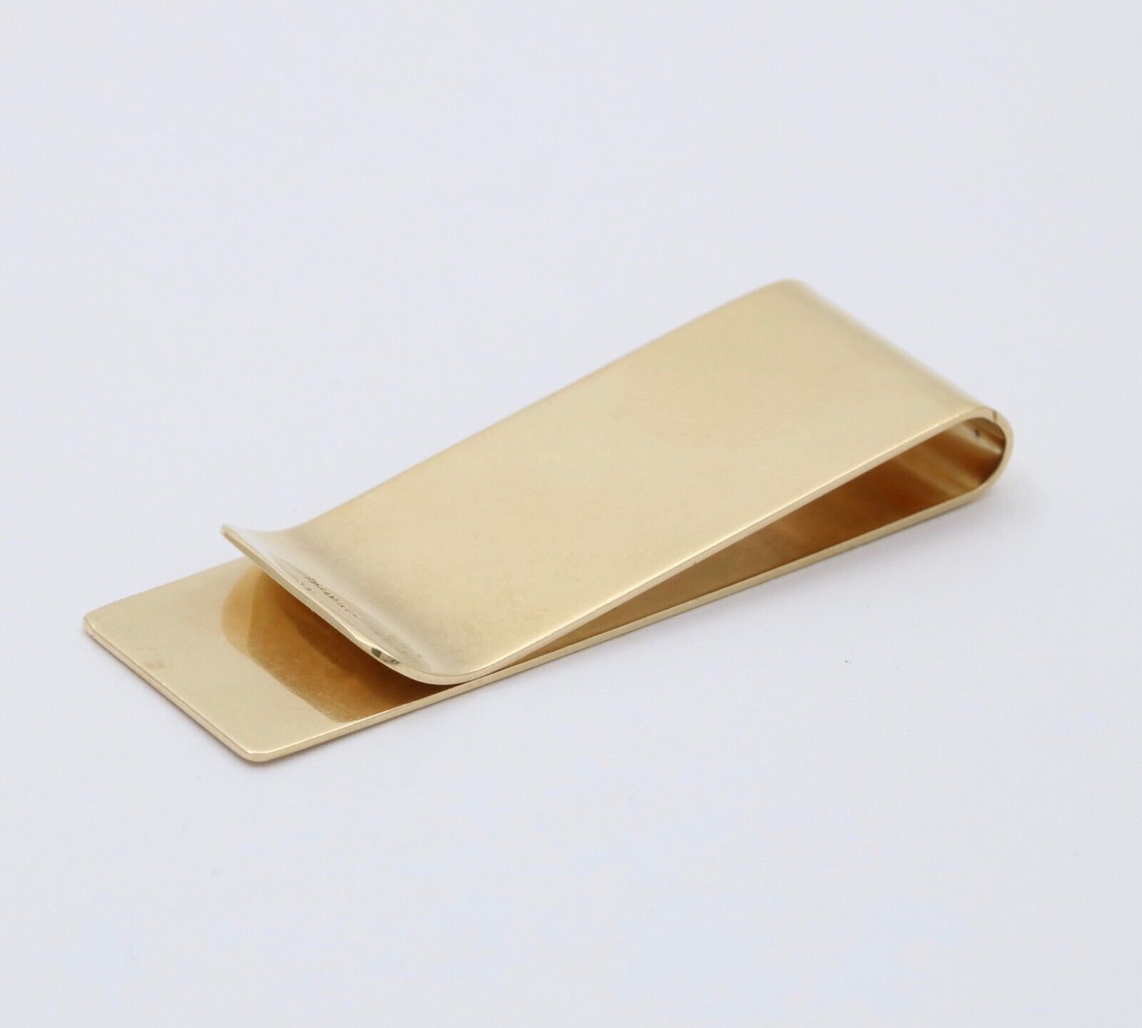 Vintage Tiffany and Co. 14K Yellow Gold Money Clip