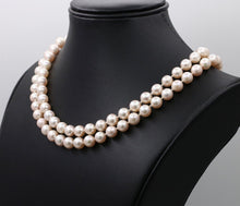 Load image into Gallery viewer, Art Deco Akoya Pearls 14K Yellow Gold Hallmarked Necklace
