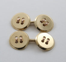 Load image into Gallery viewer, Vintage Tiffany and Co. 14K Yellow Gold Button Cufflinks
