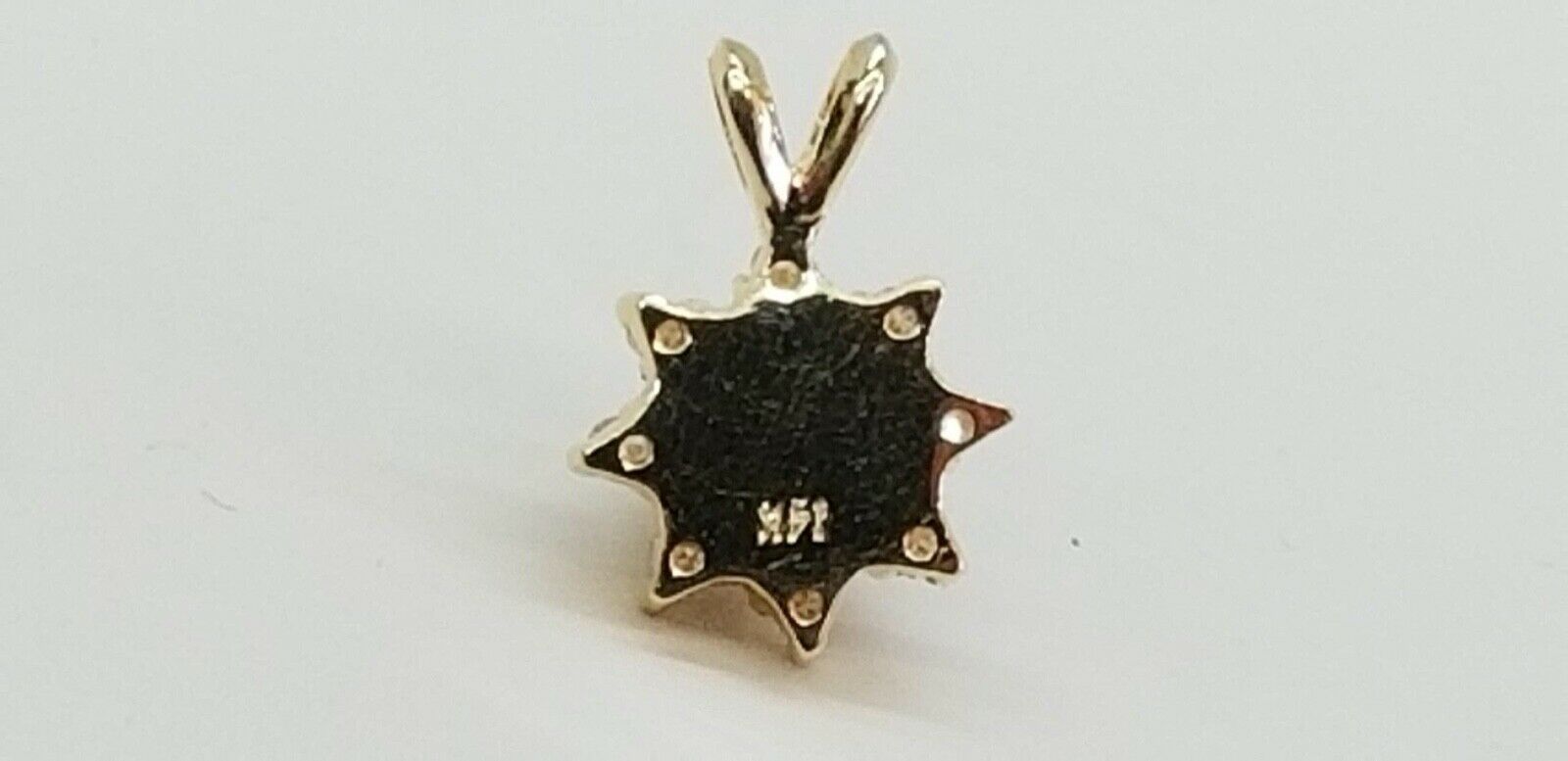 Vintage Pearl Diamonds 14K Yellow Gold Pendant