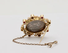 Load image into Gallery viewer, Adorable Edwardian Floral Design Opal 14K Gold Brooch pin
