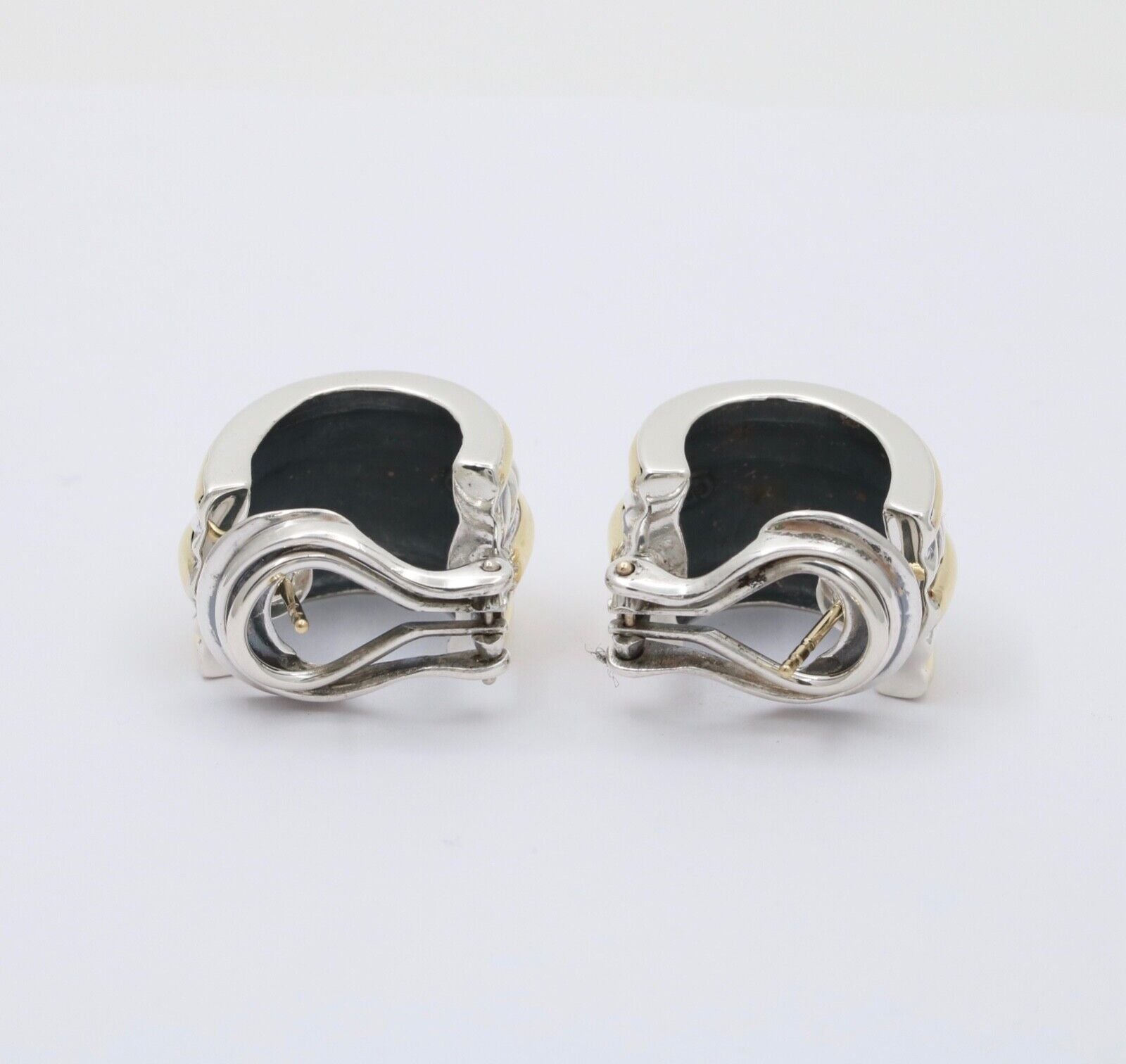 David Yurman Double Cable 750 925 French Back Earrings