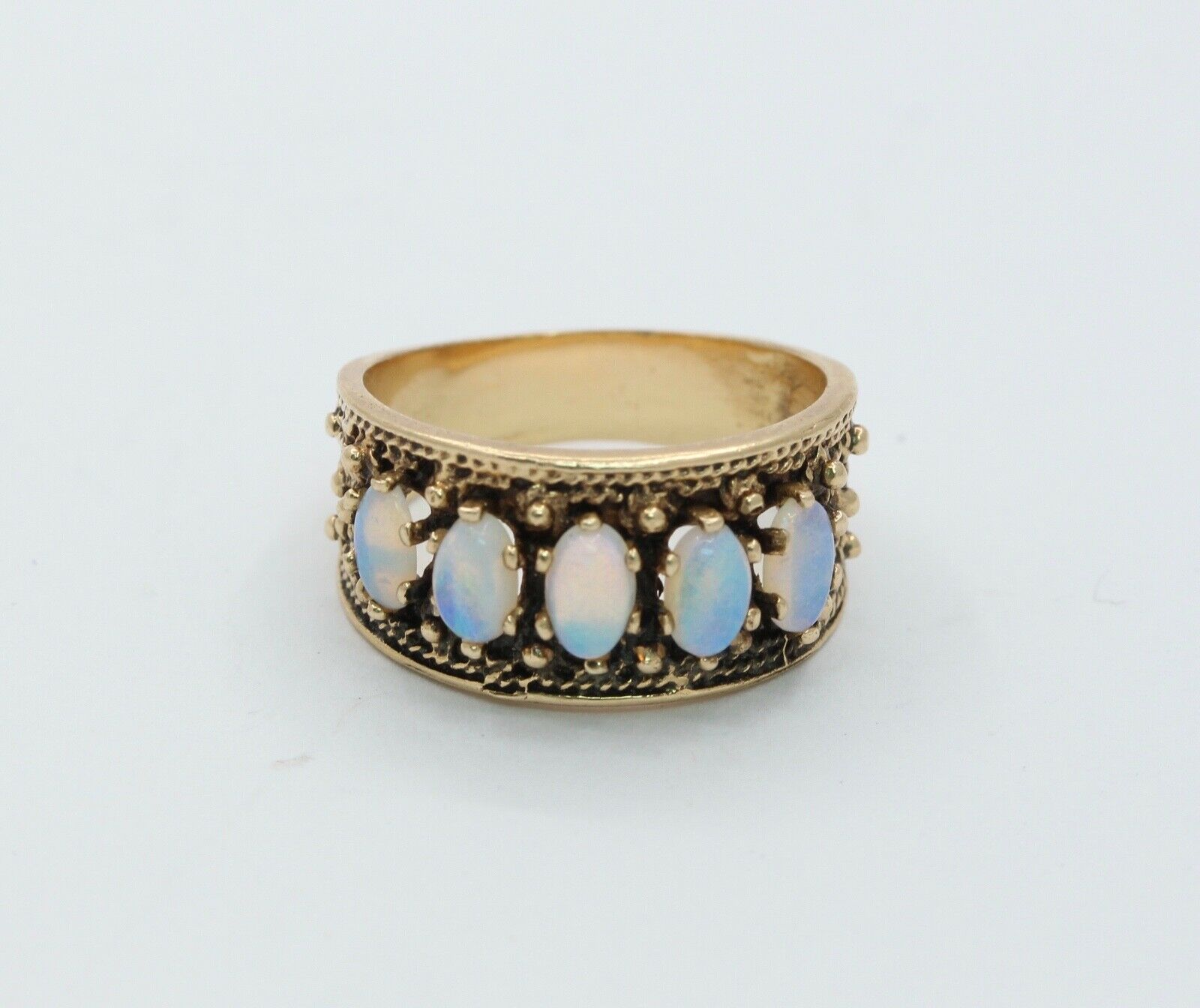 Victorian Ladies Opal 14K Yellow Gold Ring