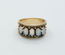 Load image into Gallery viewer, Victorian Ladies Opal 14K Yellow Gold Ring
