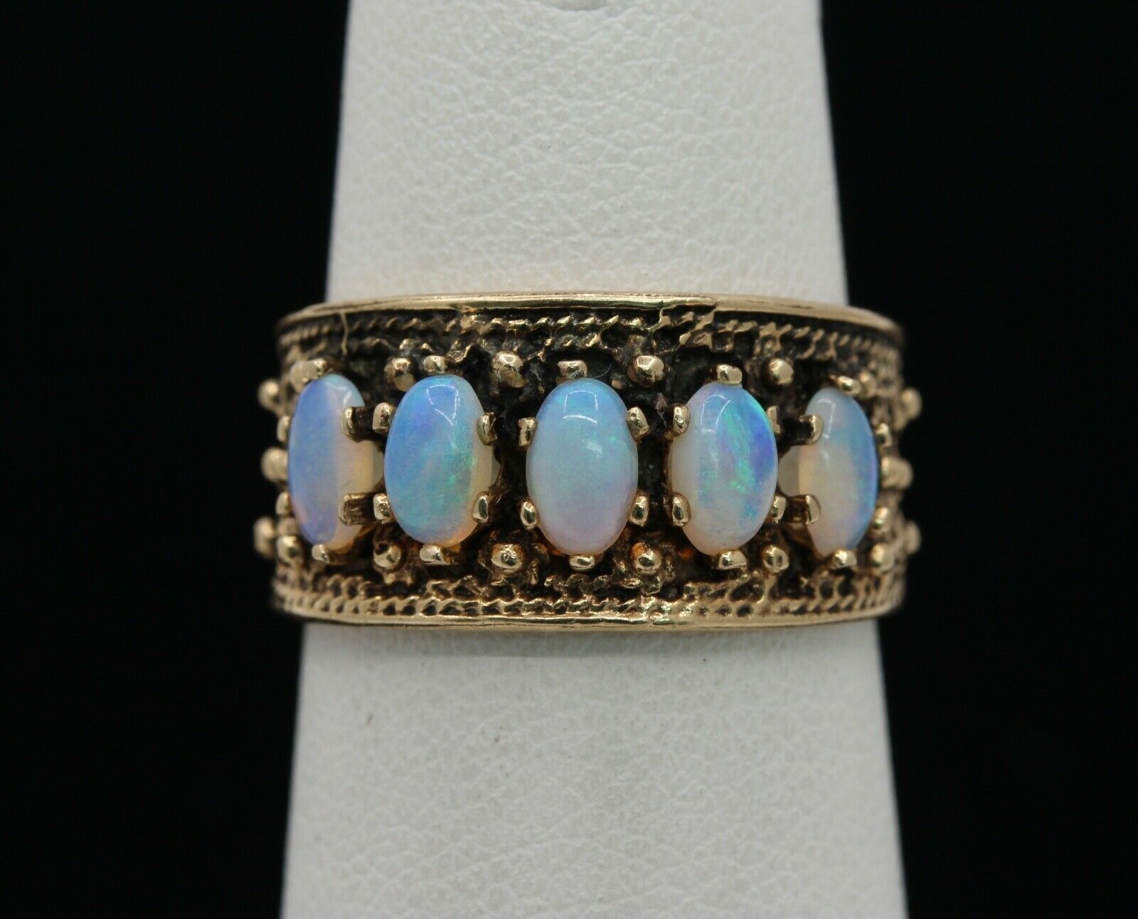 Victorian Ladies Opal 14K Yellow Gold Ring
