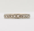 Vintage Emerald Cut Rubies 14K Yellow Gold Wedding Band