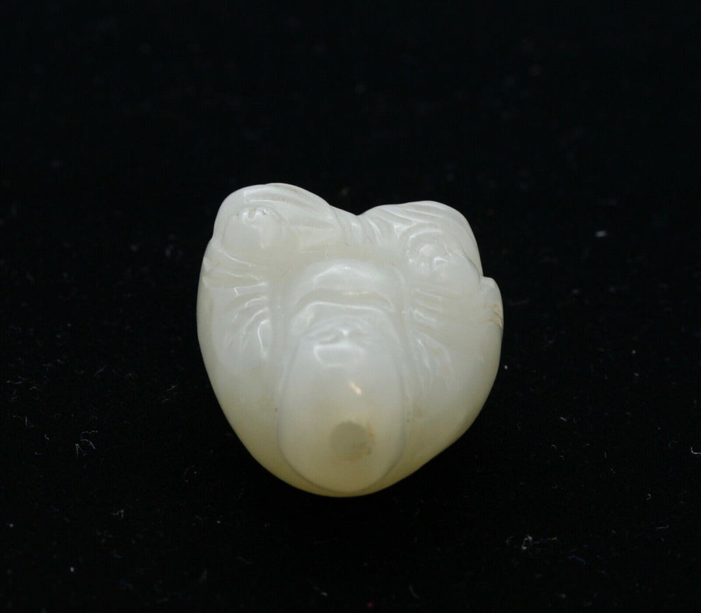 Carved Translucent Jade Budda Pendant Statue