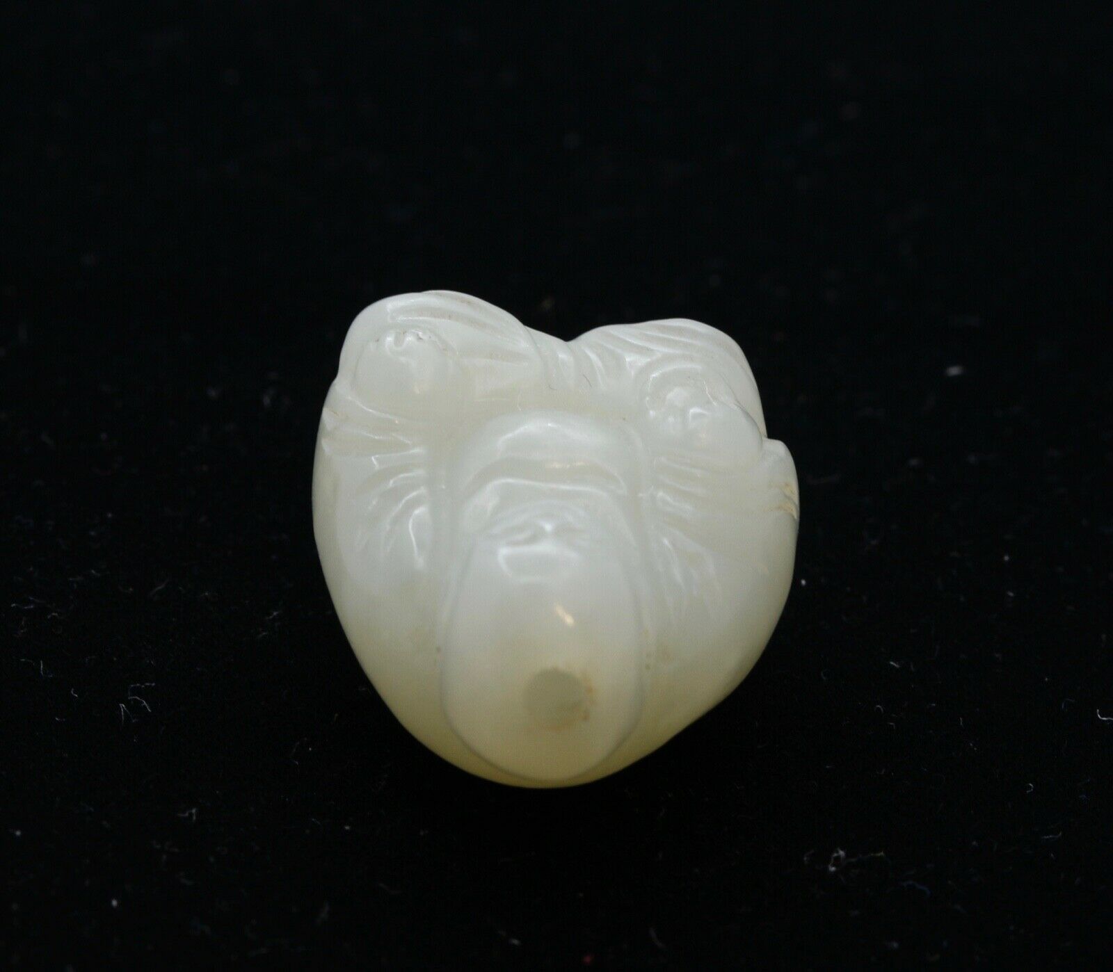 Carved Translucent Jade Budda Pendant Statue