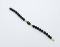 Vintage Black Onyx 14K Yellow Gold Bracelet