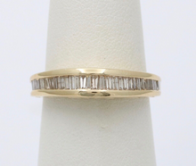 Load image into Gallery viewer, Vintage 14K Gold Diamond Channel Set Ring Band
