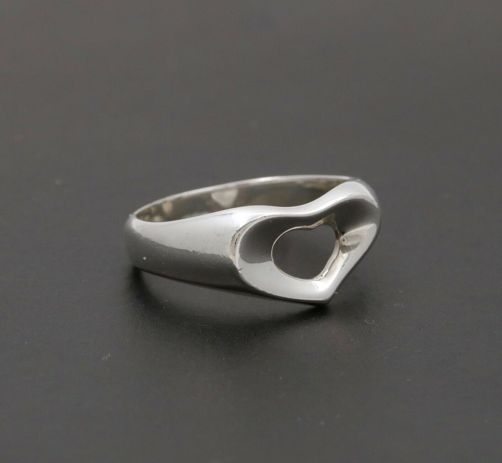 Tiffany and Co. Open Heart 925 Sterling Silver Ring