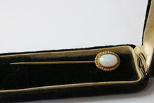 Load image into Gallery viewer, Victorian Opal 18K/14K Yellow Gold Stick Pin
