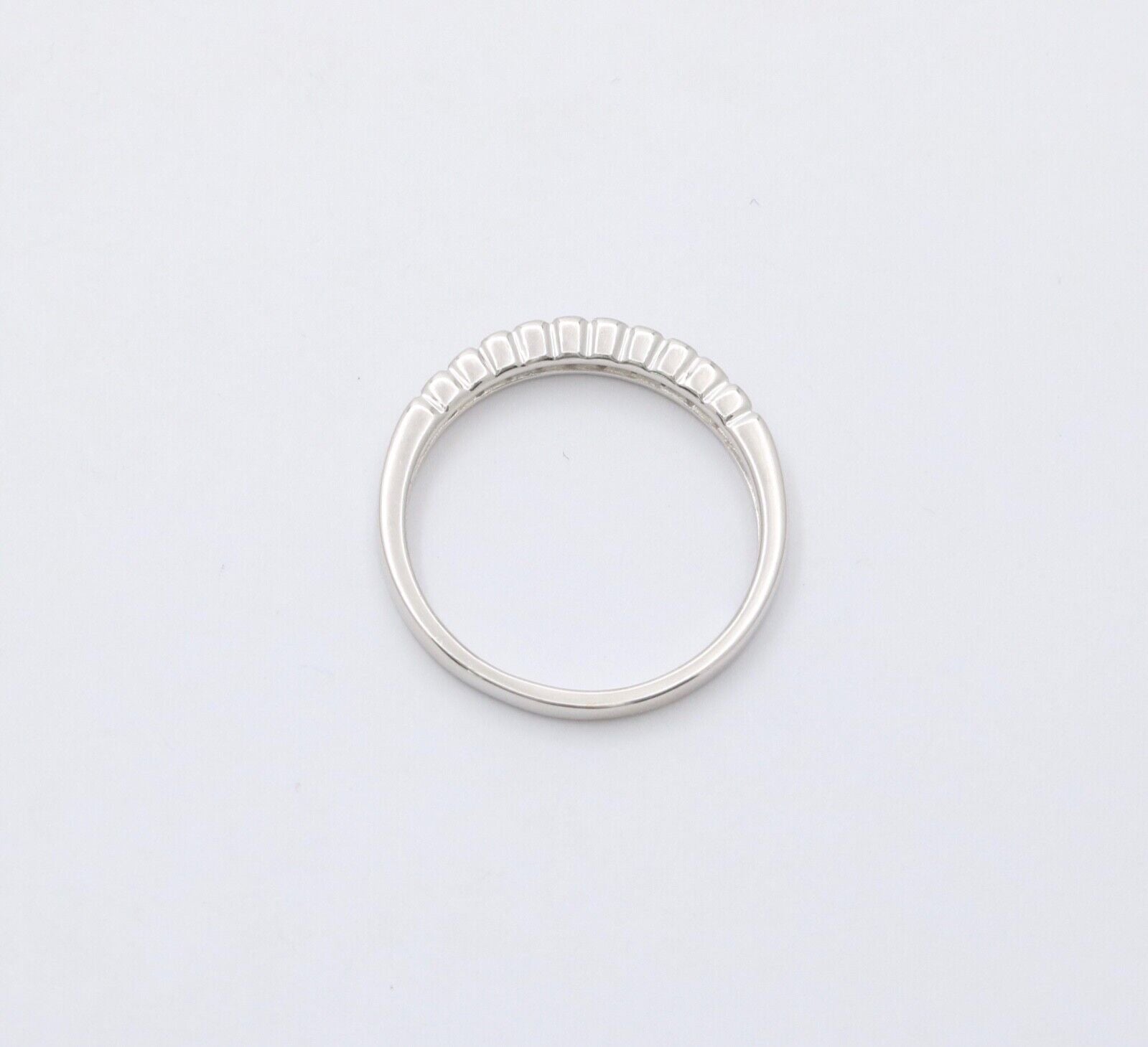 Vintage 14K Gold Half Eternity Diamond Ring Band
