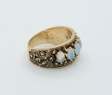 Load image into Gallery viewer, Victorian Ladies Opal 14K Yellow Gold Ring
