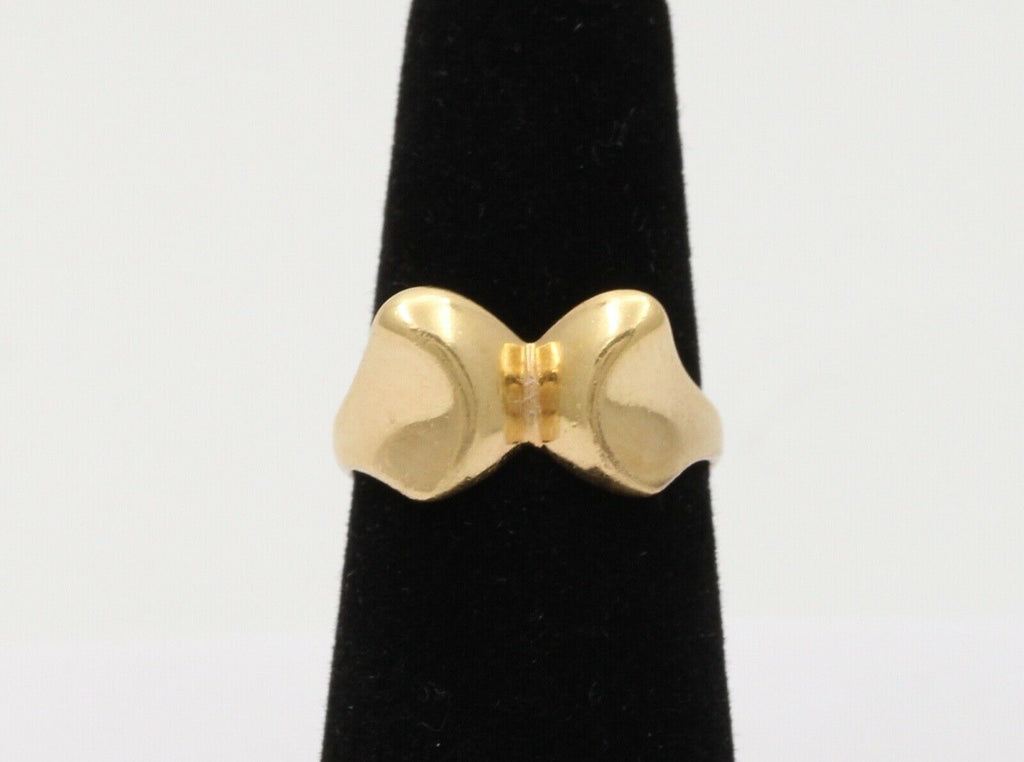 Tiffany and Co Elsa Peretti 18K Yellow Gold Full Hearts Ring