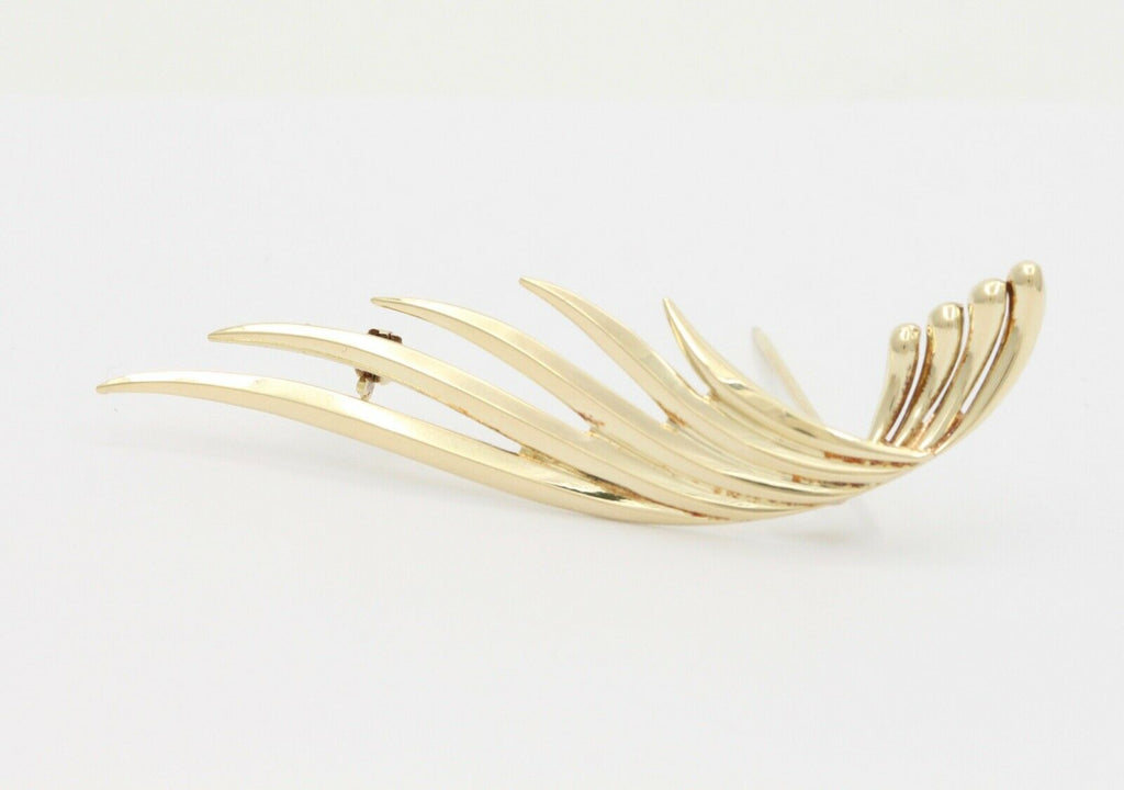 Tiffany and Co. 14K Yellow Gold Angel Wing Brooch Pin Retired Vintage